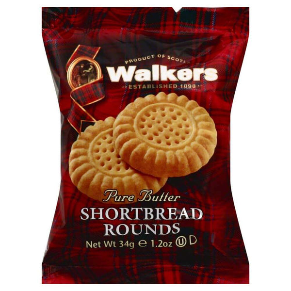 Walkers Shortbread Rounds (Pack of Two Biscuits) 40g