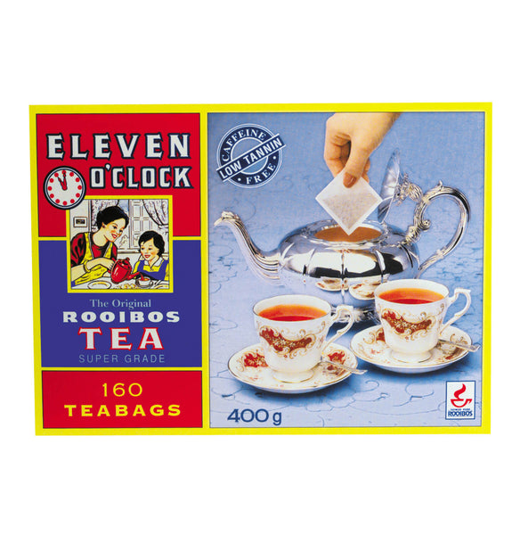 Eleven O Clock Tea Original Rooibos Tagless Tea Bags (Pack of 80 Bags) 200g