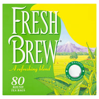 BEST BY JUNE 2024: Fresh Brew Tea (Pack of 80 Tea Bags) 232g