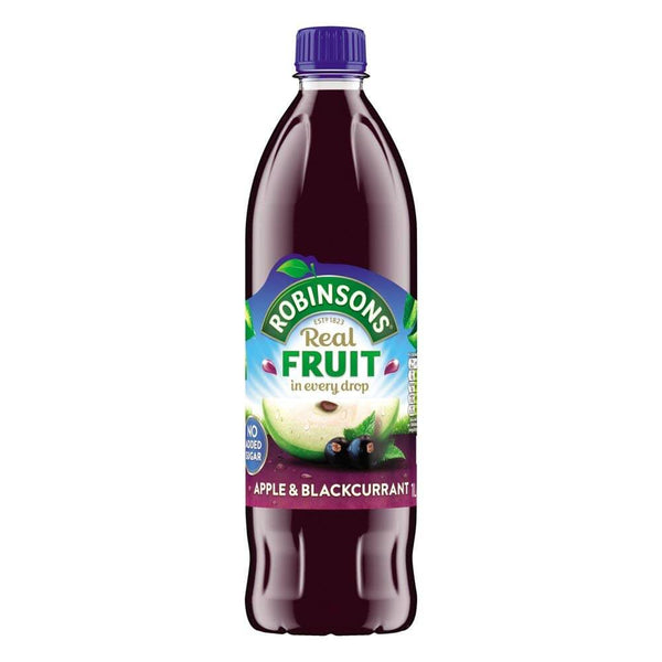 Robinsons Squash Apple and Blackcurrant No Added Sugar 1l