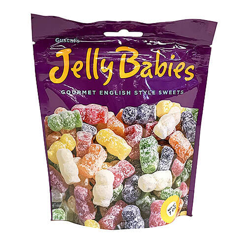 Gustafs Jelly Babies English Jelly Babies In A Reclosable Bag 150g