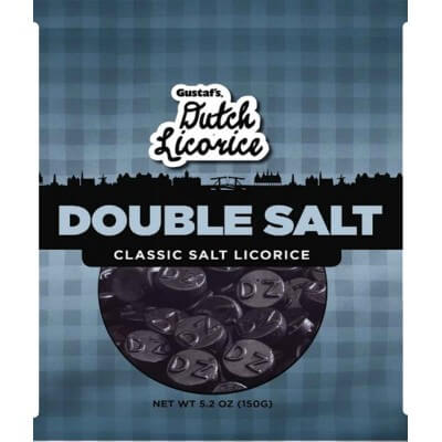 Gustafs Double Salt Licorice 150g