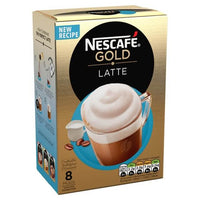 BEST BY MAY 2024: Nestle Nescafe Gold Latte Mix (Pack of 8 Sachets) 124g