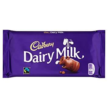 BEST BY DECEMBER 2024: Cadbury Dairy Milk Large Bar 180g