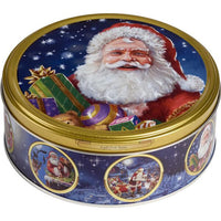 Jacobsens Classic Nostalgia Christmas Santa Tin (Varied Santa Designs) 150g