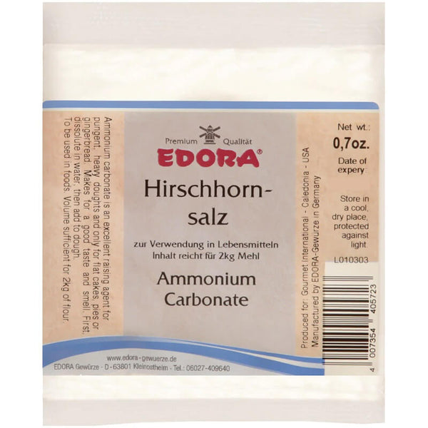 Edora Hirschhornsalz Ammonium Bicarbonate 20g