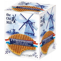 The Old Mill Stroopwafels In Box Caramel Filled (Pack of 8) 250g