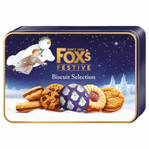 Foxs Snowman Festive Tin 350g