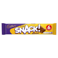 BEST BY JUNE 2024: Cadbury Snack Shortcake (Pack of 6) (HEAT SENSITIVE ITEM - PLEASE ADD A THERMAL BOX TO YOUR ORDER TO PROTECT YOUR ITEMS 120g
