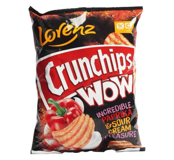 Lorenz Crunchips Wow Paprika and Sour Cream 80g