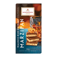 Niederegger Marzipan Classic Bar Walnut Rum Croquant 108g