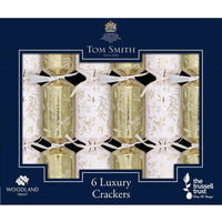 Tom Smith Christmas Crackers Gold Luxury Foliage 6 x 8 Ich 140g