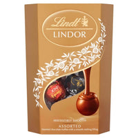 BEST BY JUNE 2024: Lindt Lindor Assorted Cornet  (HEAT SENSITIVE ITEM - PLEASE ADD A THERMAL BOX TO YOUR ORDER TO PROTECT YOUR ITEMS 200g