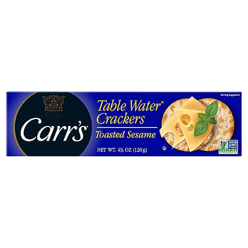 BEST BY JANUARY 2025: Carrs Table Water Crackers with Toasted Sesame 120g