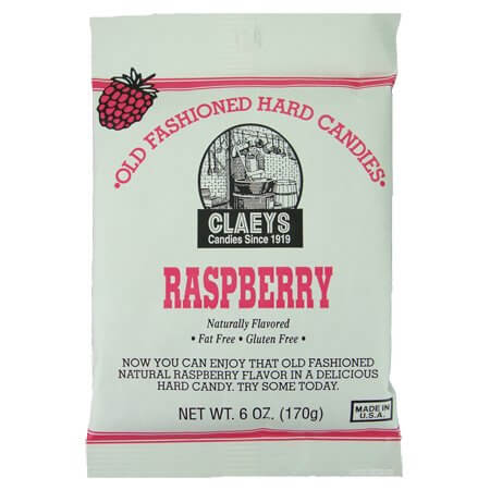 Claeys Raspberry Hard Candy 170g