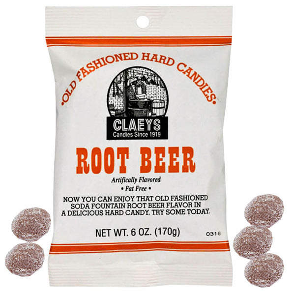 Claeys Root Beer Hard Candy 170g