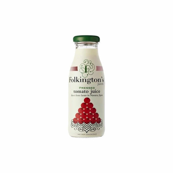 Folkingtons Pressed Tomato Juice Glass Bottle 250ml