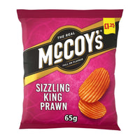 McCoys Sizzling King Prawn Crisp 65g