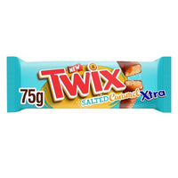 BEST BY SEPTEMBER 2024: Twix Twin Salted Caramel Bar Extra 75g