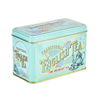 New English Teas Vintage Victorian Classic Tea Tin Mint Green 40 Tea Bag English Breakfast 80g