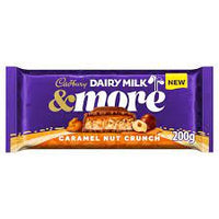 Cadbury Dark Milk Caramel Nut Crunch Bar 200g