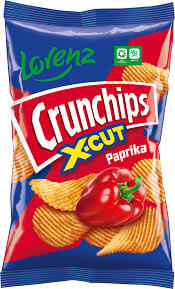 Lorenz Crunchips X-Cut Paprika 130g