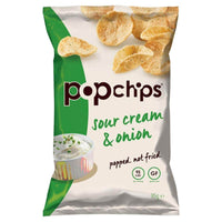 Popchips Sour Cream and Onion Potato Snack 85g